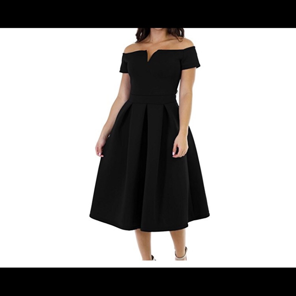 Black Midi formal dress